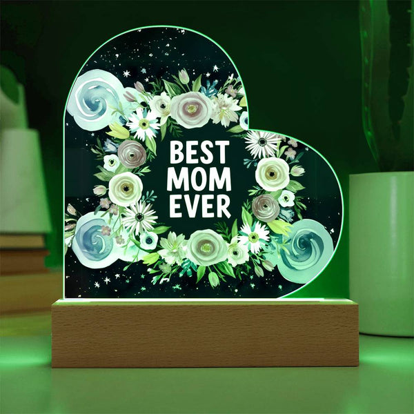 Eternal Blossom - Mother’s Love LED Plaque - - Acrylic Prints