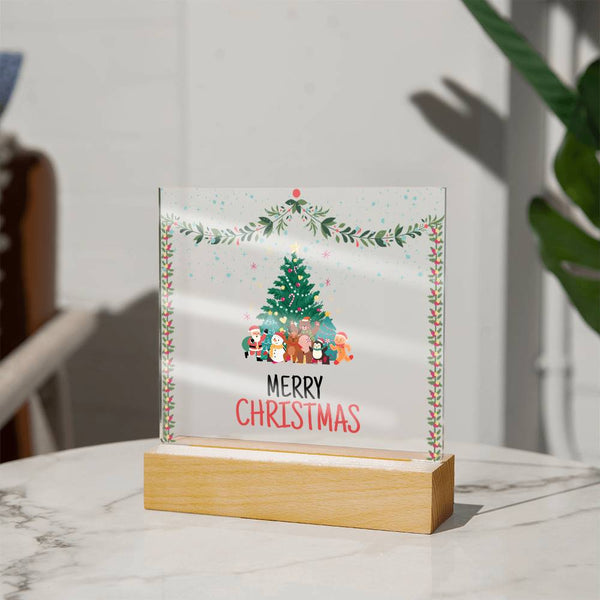 Christmas Tree Magic Acrylic Plaque – Gift Festive Joy - - Acrylic Prints