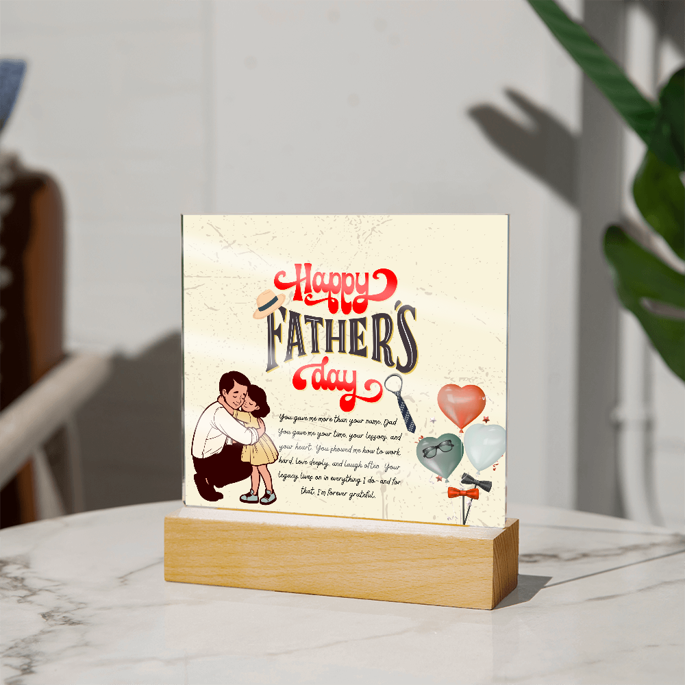 Greatest Dad Ever – Memory Plaque - - Acrylic Prints