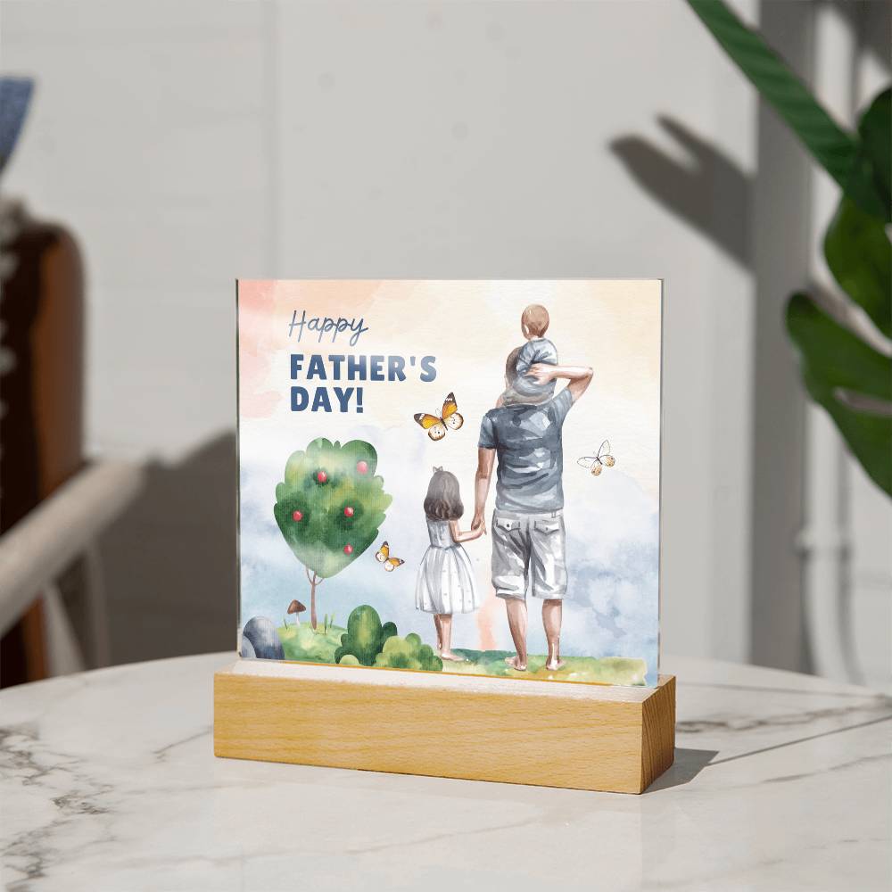 Memory Light Plaque – Father’s Day Edition - - Acrylic Prints