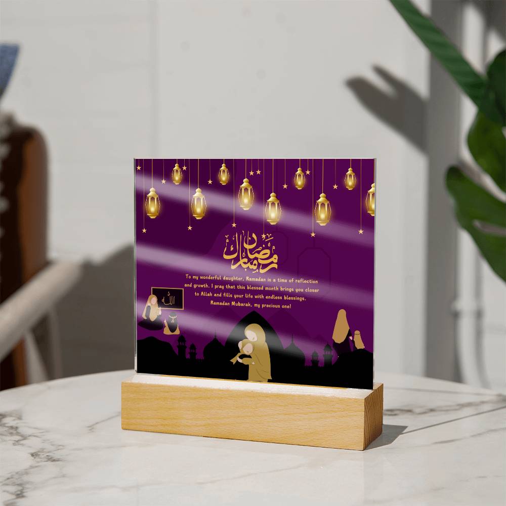 Ramadan Growth - Mother-Daughter Love Gift - - Acrylic Prints