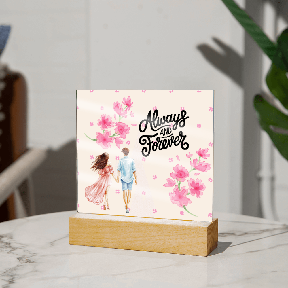 Eternal Love Acrylic Plaque – Perfect Gift for Wife or Girlfriend - - Acrylic Prints