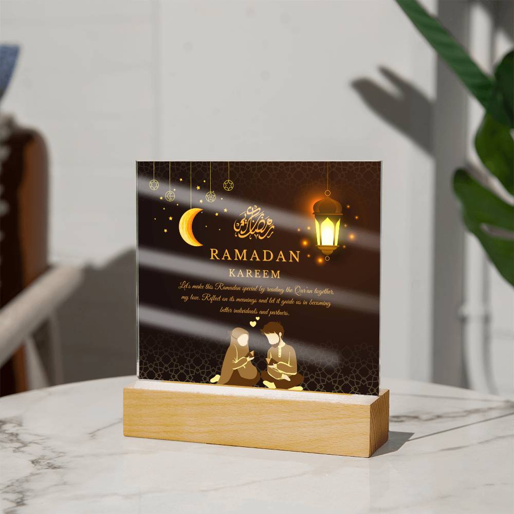 Kindness & Positivity - Ramadan Husband Plaque - - Acrylic Prints