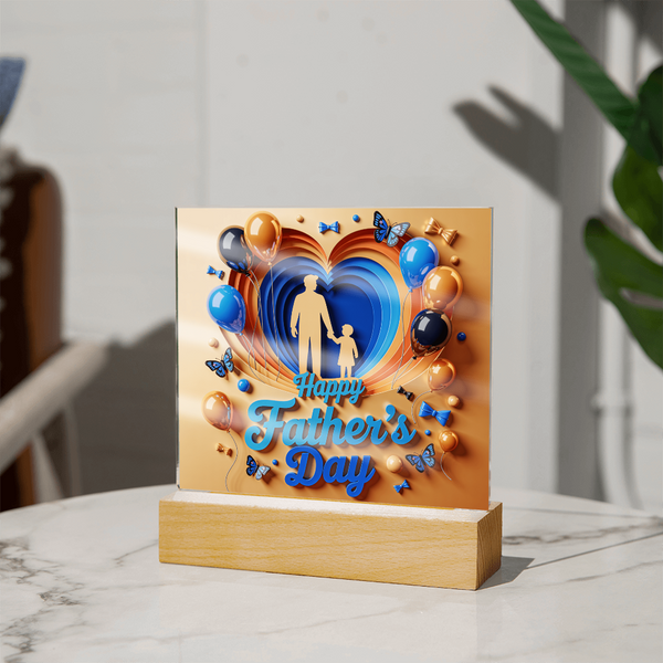 Best Dad Ever – Color Pop Plaque Acrylic - - Acrylic Prints