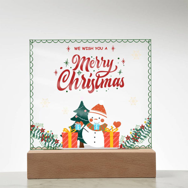 Christmas Tree Acrylic Plaque – A Timeless Holiday Gift - - Acrylic Prints