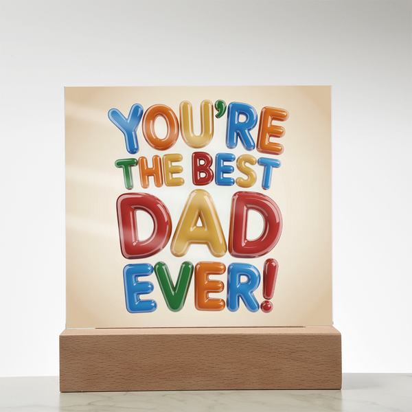 Dad - The Unsung Hero – Gift Plaque - - Acrylic Prints