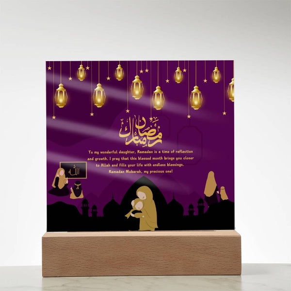 Ramadan Growth - Mother-Daughter Love Gift - - Acrylic Prints