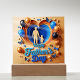Best Dad Ever – Color Pop Plaque Acrylic - - Acrylic Prints