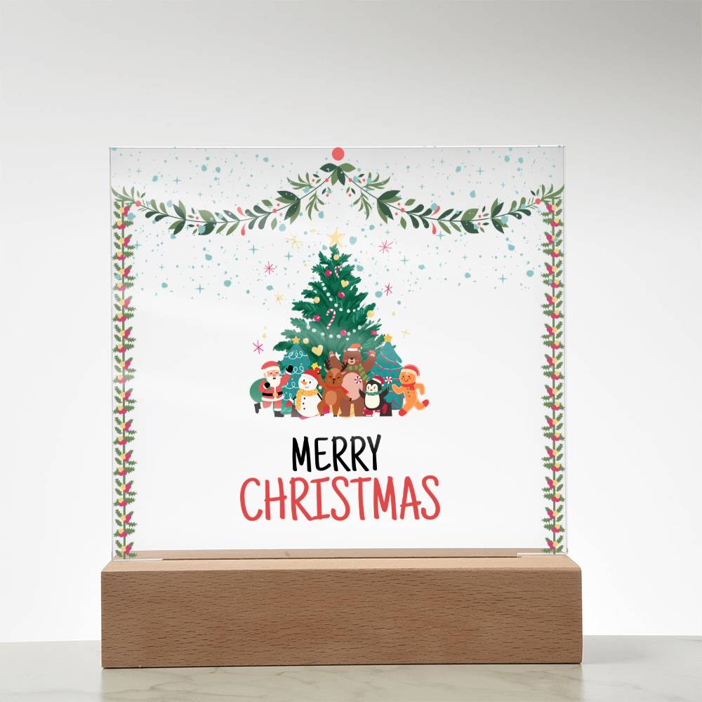 Christmas Tree Magic Acrylic Plaque – Gift Festive Joy - - Acrylic Prints