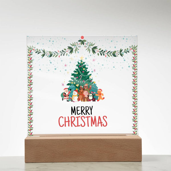 Christmas Tree Magic Acrylic Plaque – Gift Festive Joy - - Acrylic Prints