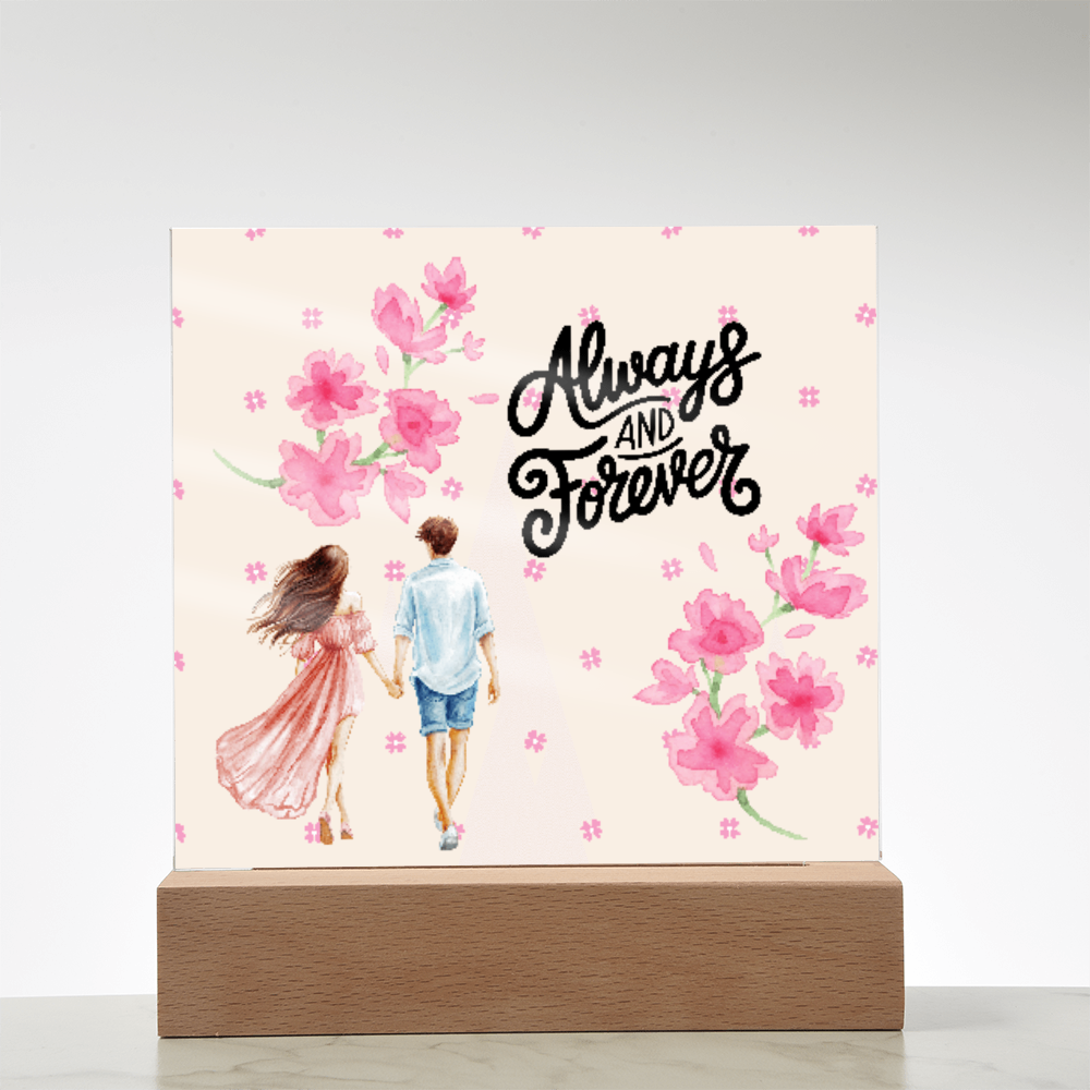 Eternal Love Acrylic Plaque – Perfect Gift for Wife or Girlfriend - - Acrylic Prints