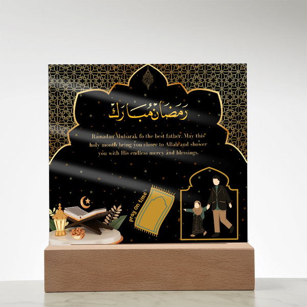 Ramadan Gift for Dad – Acrylic Plaque of Love - - Acrylic Prints