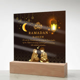 Kindness & Positivity - Ramadan Husband Plaque - - Acrylic Prints