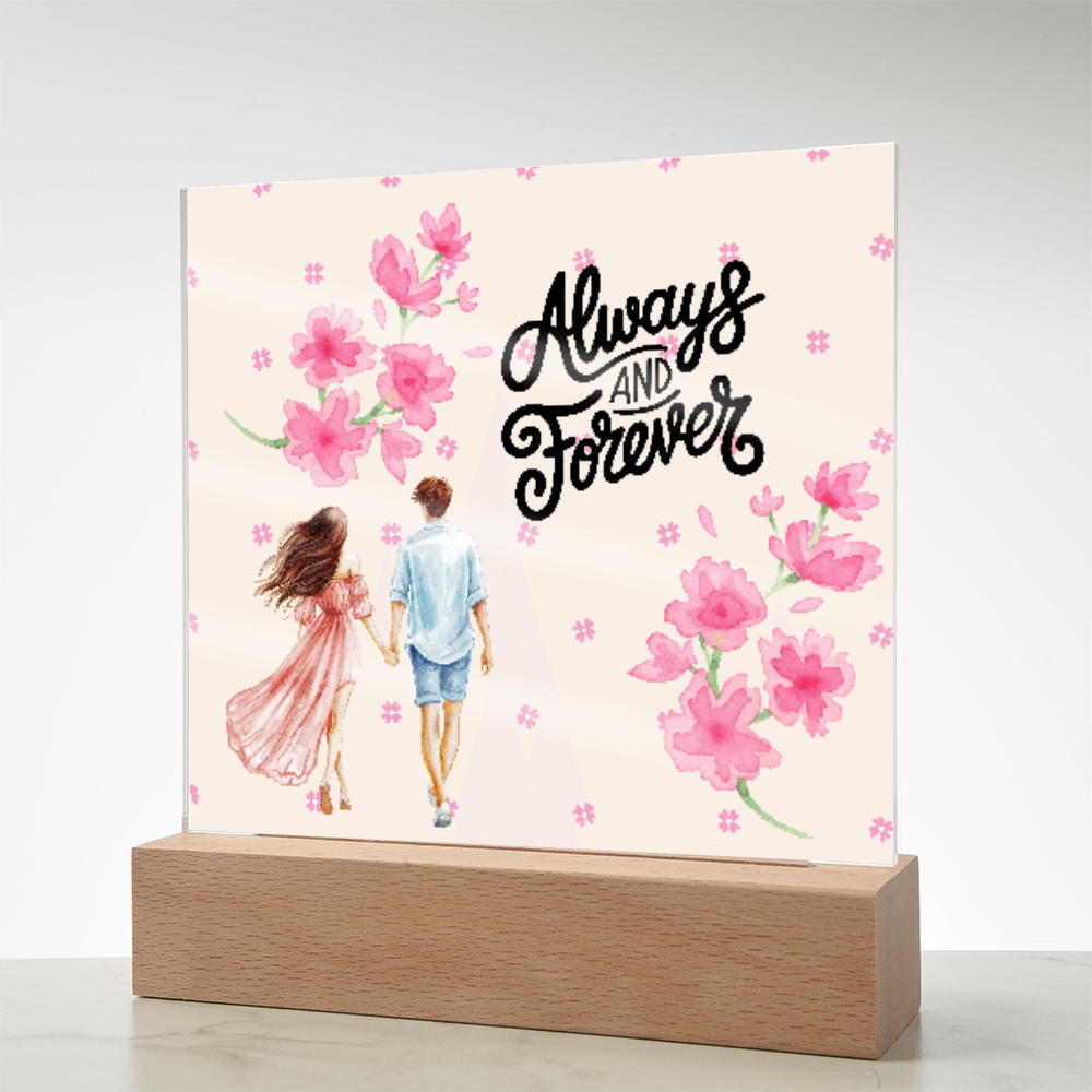 Eternal Love Acrylic Plaque – Perfect Gift for Wife or Girlfriend - - Acrylic Prints