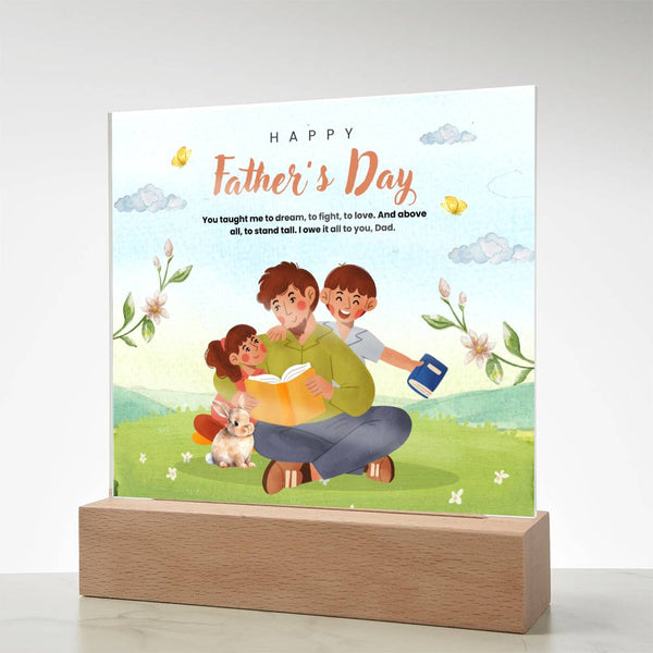 A Father’s Wisdom – Acrylic Gift Plaque - - Acrylic Prints