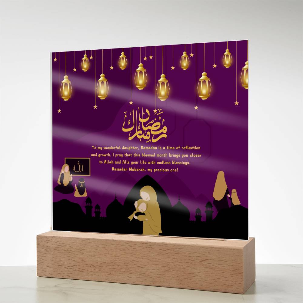 Ramadan Growth - Mother-Daughter Love Gift - - Acrylic Prints
