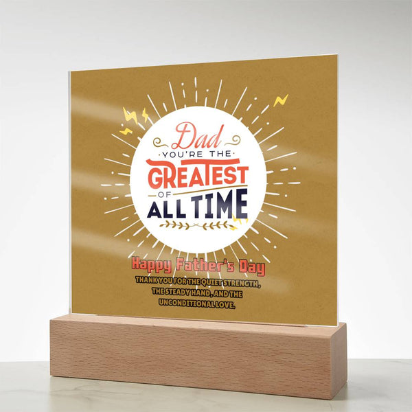 Greatest Dad Ever – Memory Plaque - - Acrylic Prints