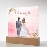 Wedding Gift Acrylic Plaque – Love of My Life - - Acrylic Prints