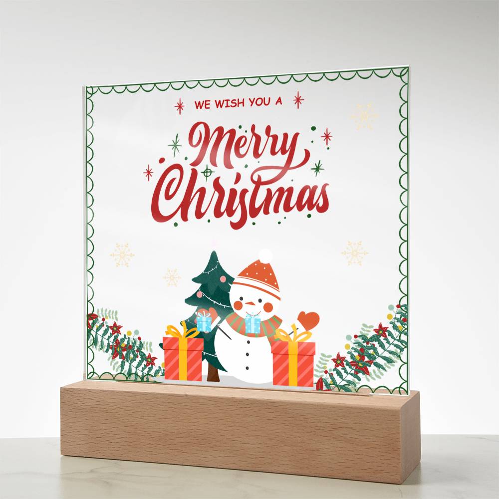 Christmas Tree Acrylic Plaque – A Timeless Holiday Gift - - Acrylic Prints