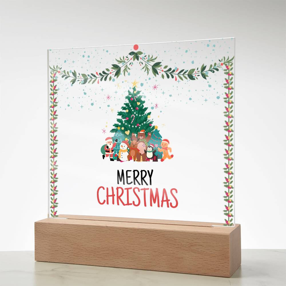 Christmas Tree Magic Acrylic Plaque – Gift Festive Joy - - Acrylic Prints
