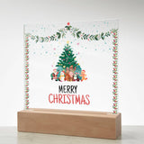 Christmas Tree Magic Acrylic Plaque – Gift Festive Joy - - Acrylic Prints