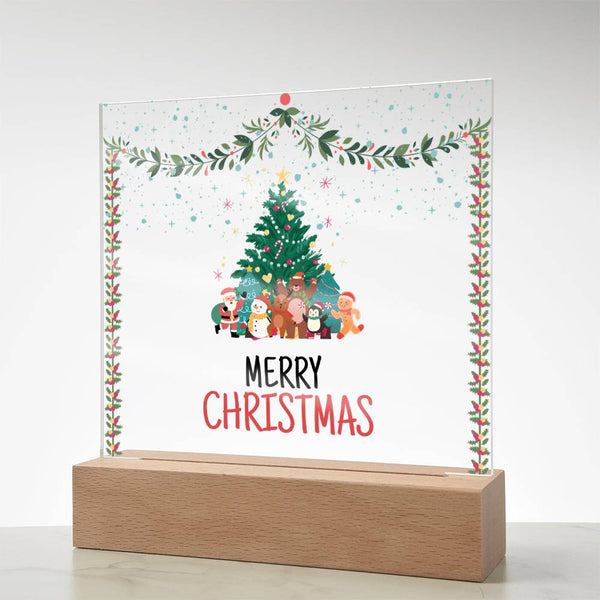 Christmas Tree Magic Acrylic Plaque – Gift Festive Joy - - Acrylic Prints