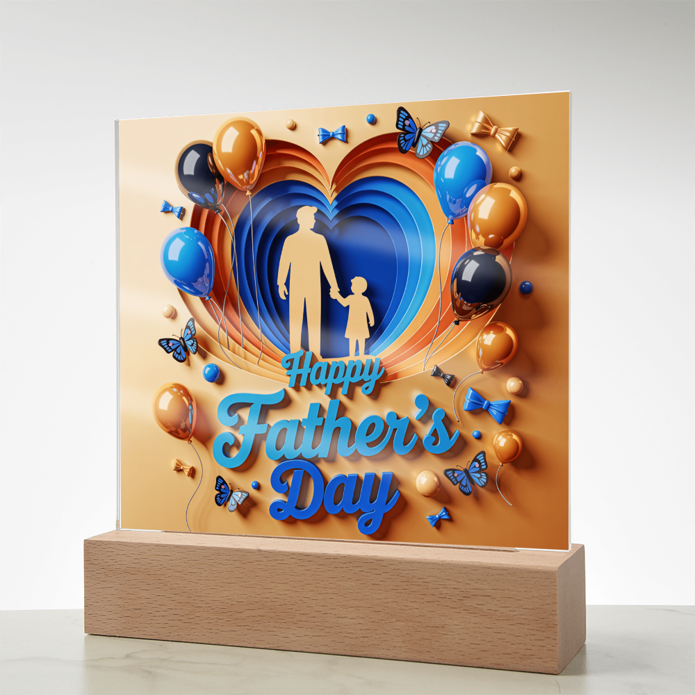 Best Dad Ever – Color Pop Plaque Acrylic - - Acrylic Prints