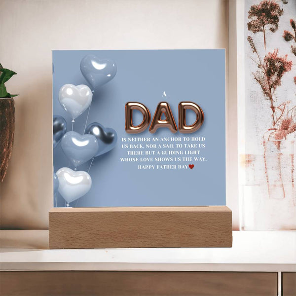 Dad’s Love Shines Bright – Acrylic Keepsake - - Acrylic Prints