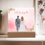 To My Beautiful Bride – Wedding Acrylic Plaque - - Acrylic Prints