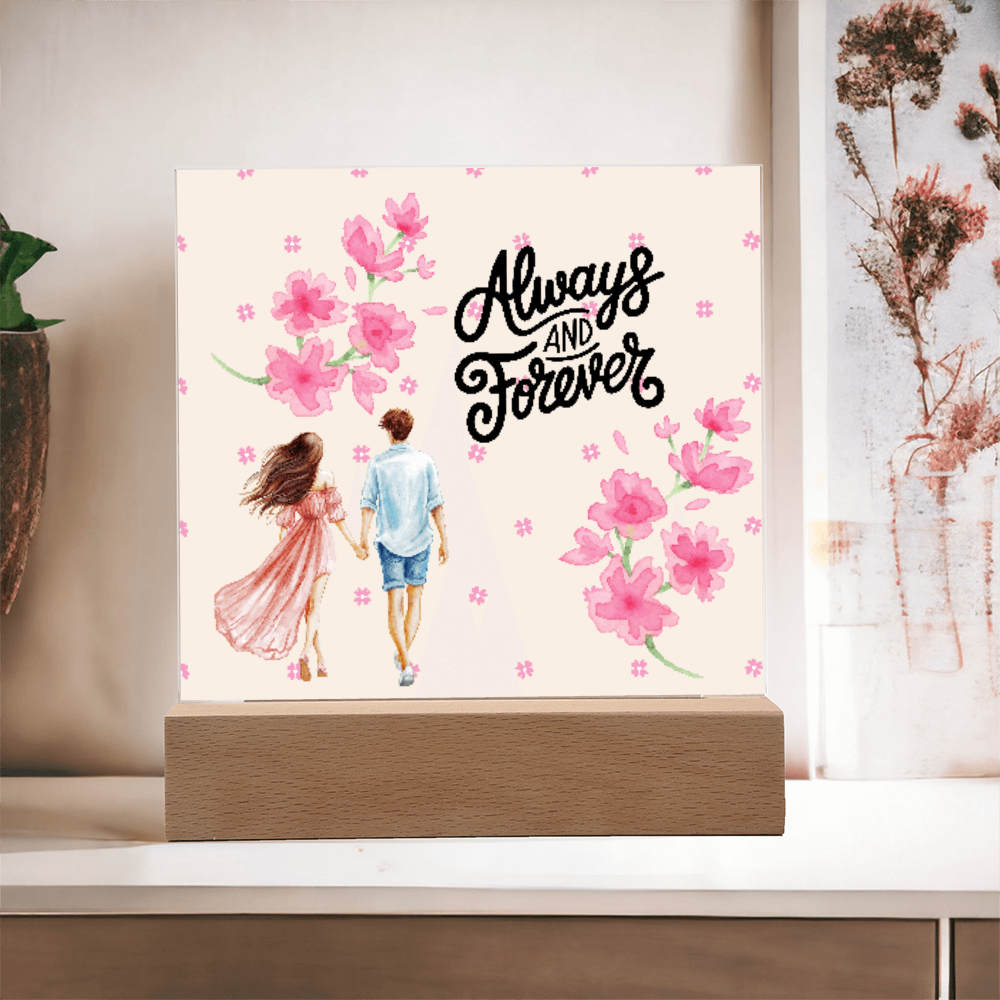 Eternal Love Acrylic Plaque – Perfect Gift for Wife or Girlfriend - - Acrylic Prints