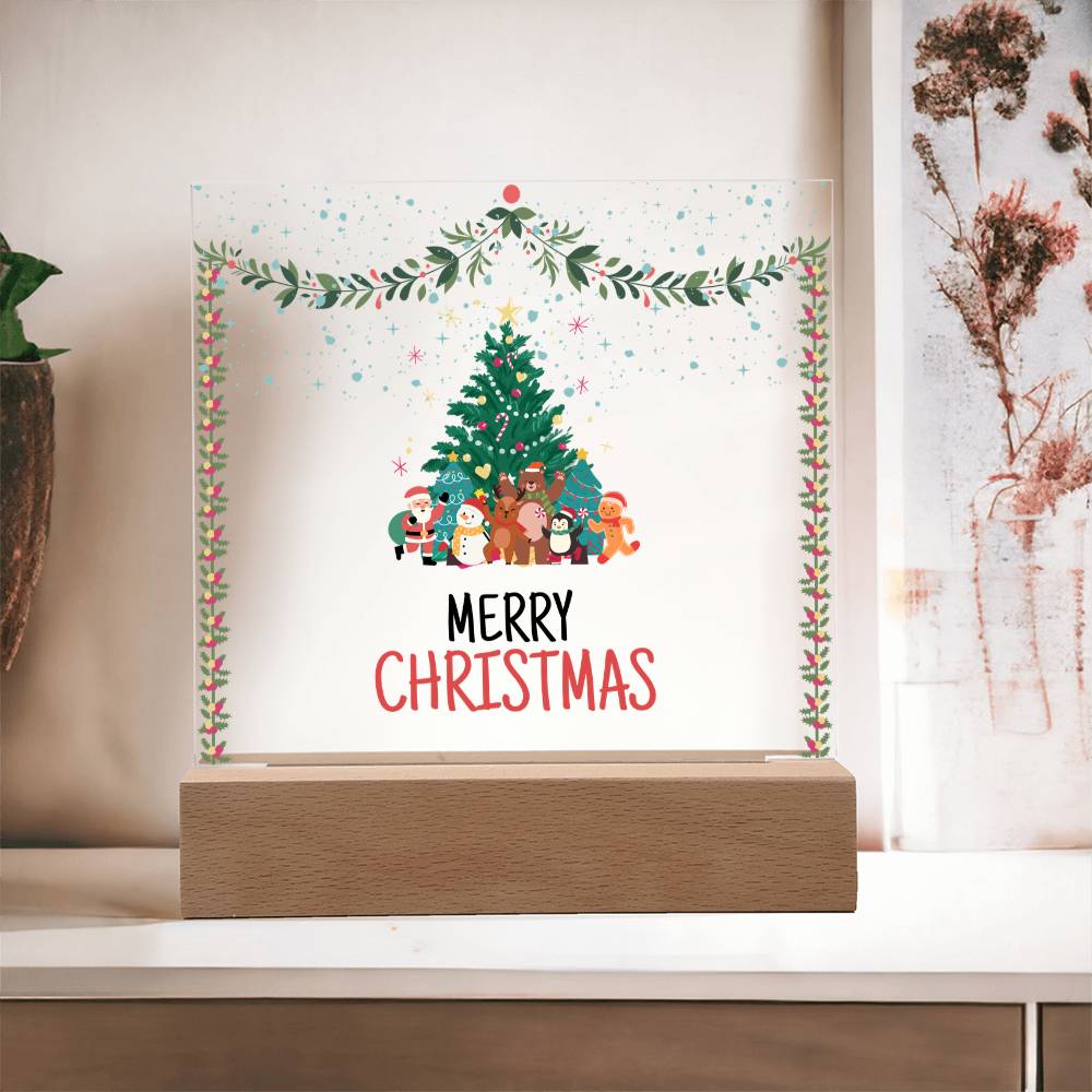 Christmas Tree Magic Acrylic Plaque – Gift Festive Joy - - Acrylic Prints