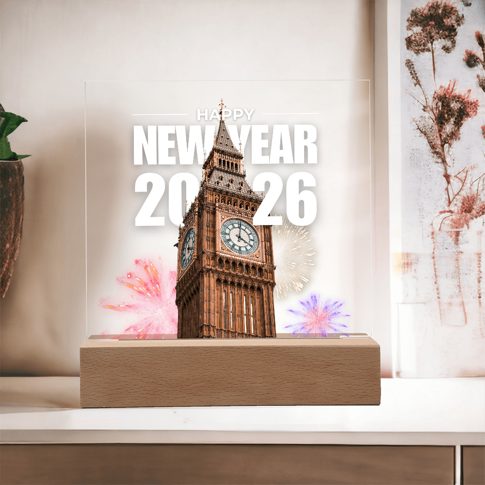 Iconic Big Ben 2026 Plaque – Festive LED Gift - - Acrylic Prints