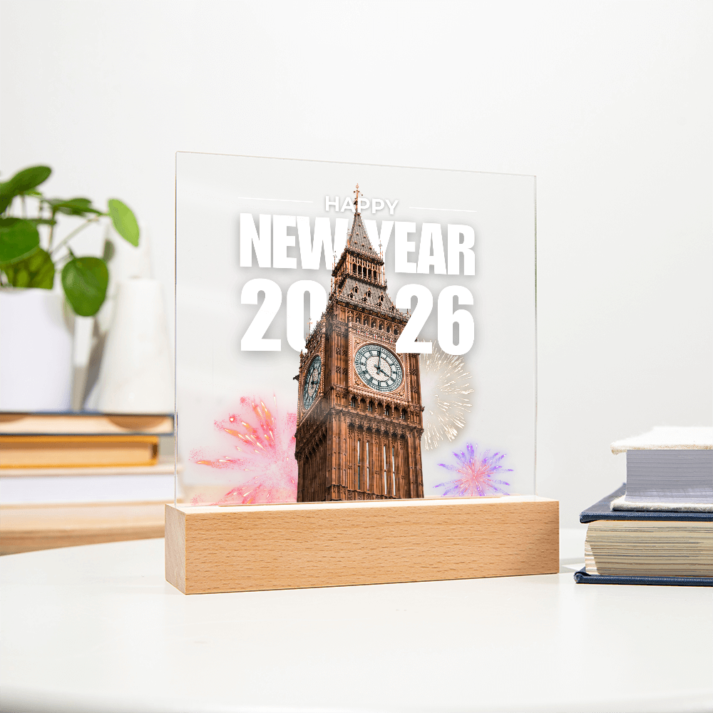 Iconic Big Ben 2026 Plaque – Festive LED Gift - - Acrylic Prints