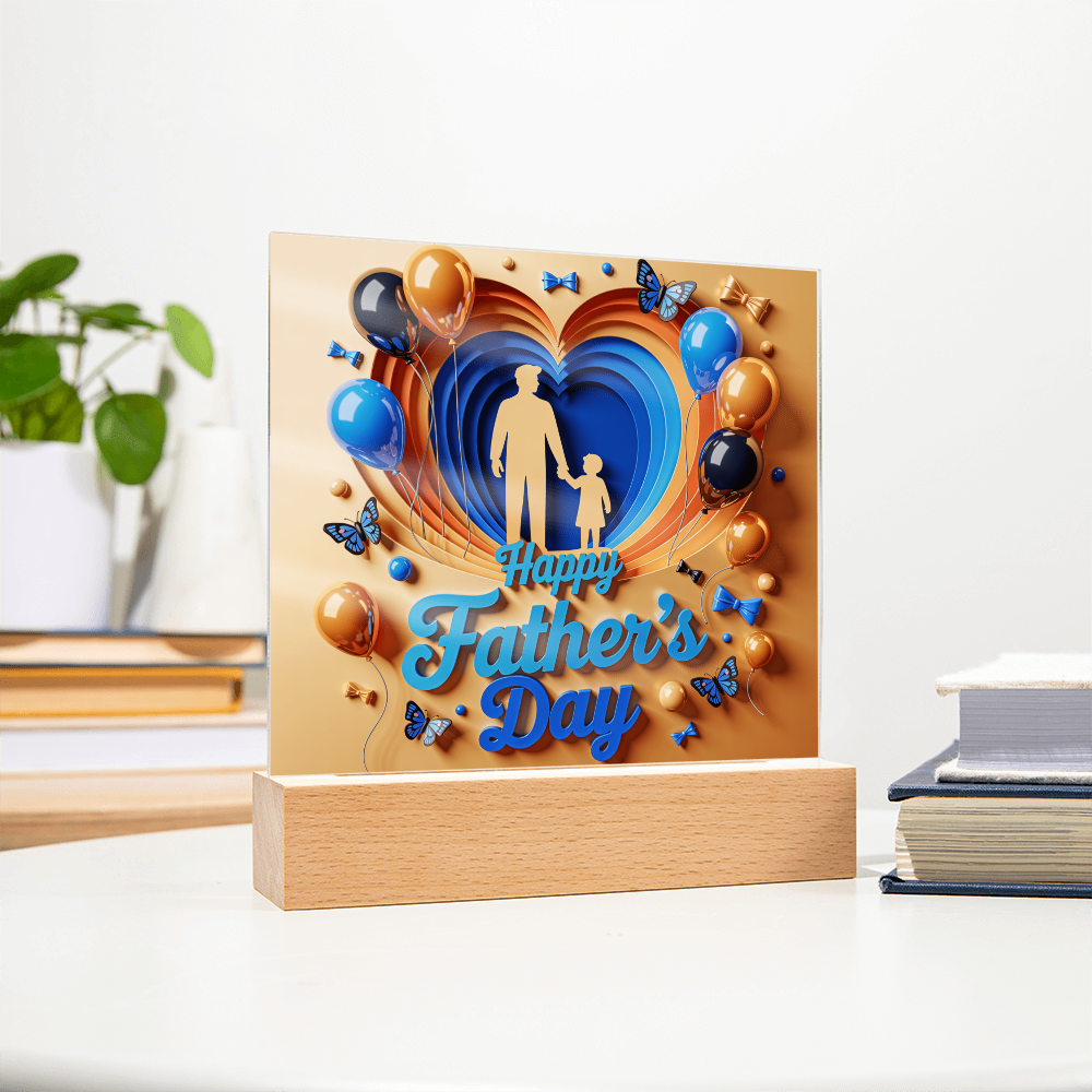 Best Dad Ever – Color Pop Plaque Acrylic - - Acrylic Prints