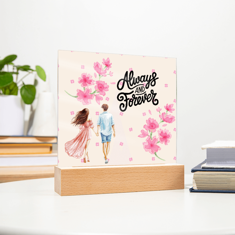 Eternal Love Acrylic Plaque – Perfect Gift for Wife or Girlfriend - - Acrylic Prints