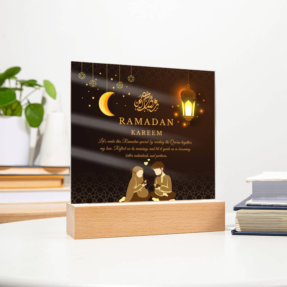 Kindness & Positivity - Ramadan Husband Plaque - - Acrylic Prints