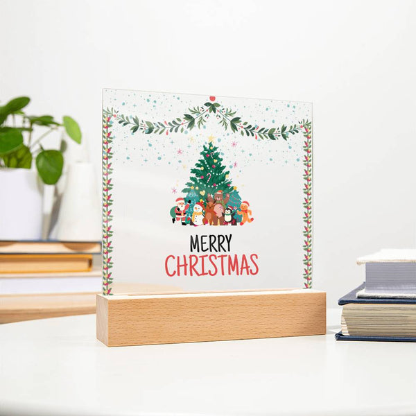 Christmas Tree Magic Acrylic Plaque – Gift Festive Joy - - Acrylic Prints