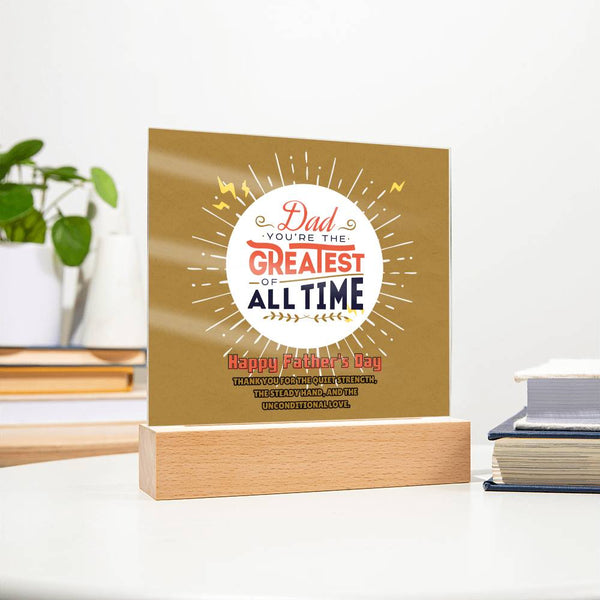Greatest Dad Ever – Memory Plaque - - Acrylic Prints