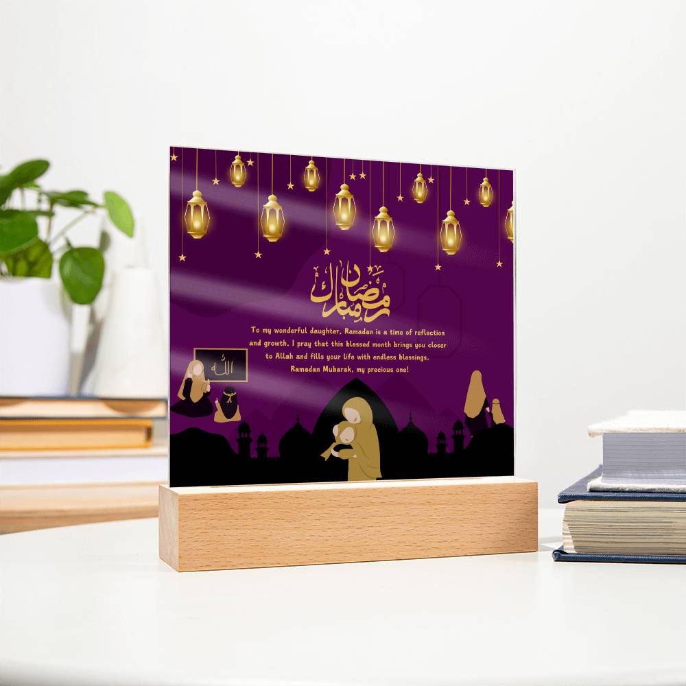 Ramadan Growth - Mother-Daughter Love Gift - - Acrylic Prints