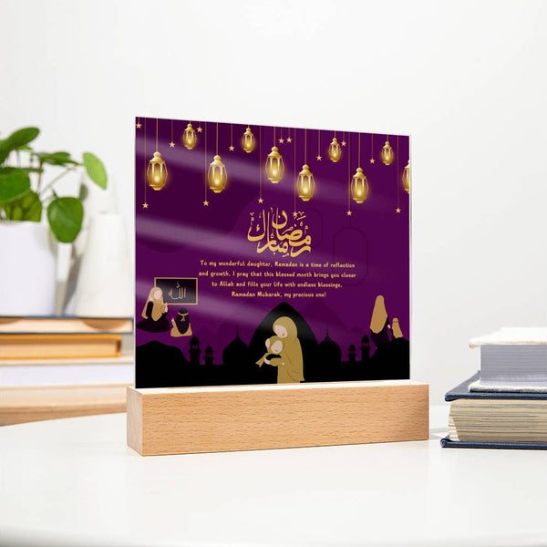 Ramadan Growth - Mother-Daughter Love Gift - - Acrylic Prints