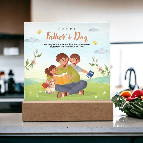 A Father’s Wisdom – Acrylic Gift Plaque - - Acrylic Prints