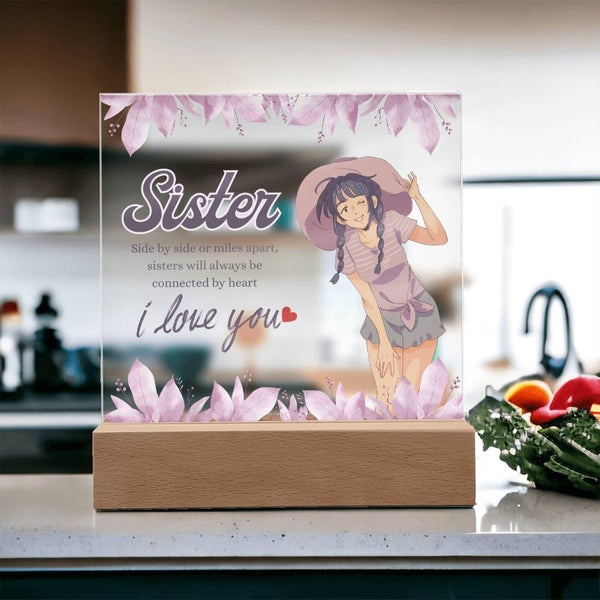 Sister Bond Acrylic Plaque Gift – I Love You Forever - - Acrylic Prints