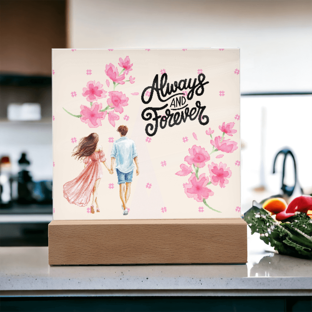 Eternal Love Acrylic Plaque – Perfect Gift for Wife or Girlfriend - - Acrylic Prints