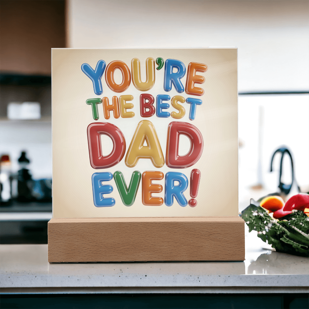 Dad - The Unsung Hero – Gift Plaque - - Acrylic Prints