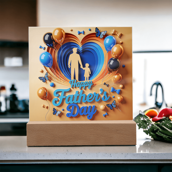 Best Dad Ever – Color Pop Plaque Acrylic - - Acrylic Prints