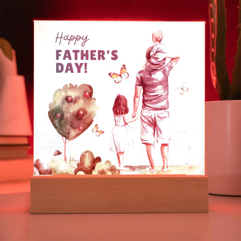 Memory Light Plaque – Father’s Day Edition - - Acrylic Prints
