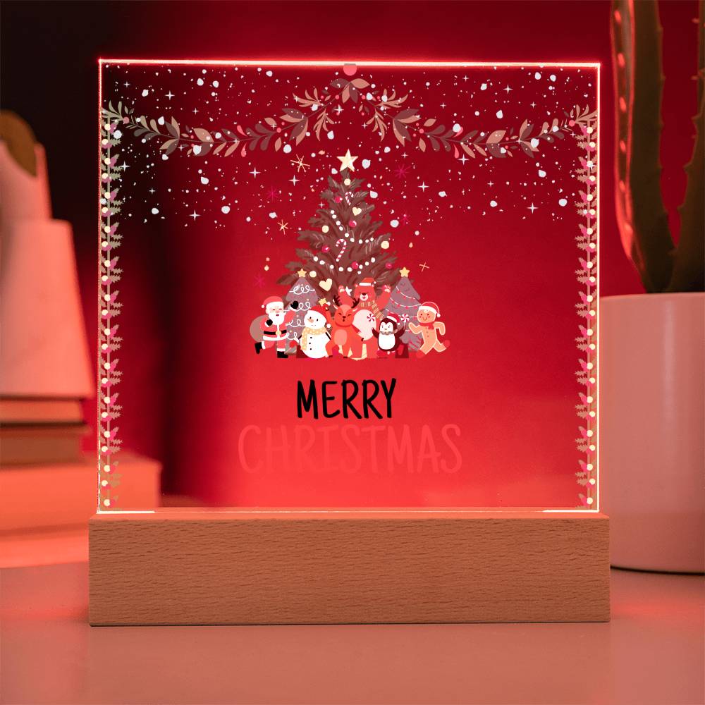 Christmas Tree Magic Acrylic Plaque – Gift Festive Joy - - Acrylic Prints