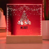 Christmas Tree Magic Acrylic Plaque – Gift Festive Joy - - Acrylic Prints