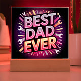 Tool Time Glow – Dad Acrylic Keepsake - - Acrylic Prints
