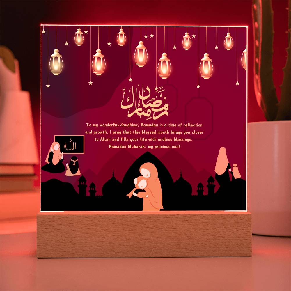 Ramadan Growth - Mother-Daughter Love Gift - - Acrylic Prints